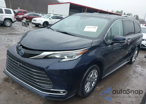 2023 Toyota Sienna Platinum from USA, damaged, VIN 5TDESKFC6PS088282